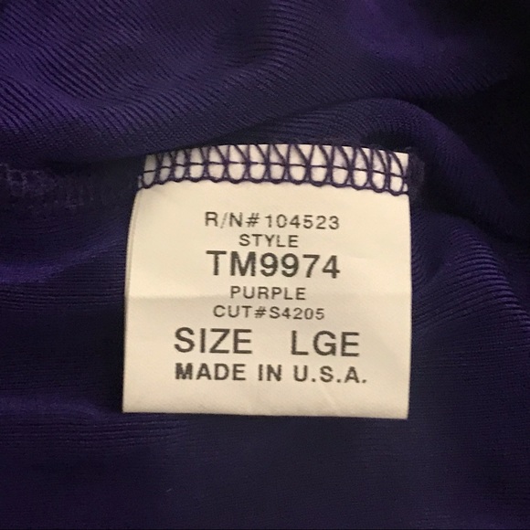 New Purple Softwear by Mark Singer Top Button Down Top or Jacket size La… - Picture 14 of 15
